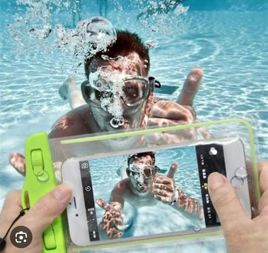 Water proof Transparent Mobile cover for Safety And Swimming Pool 1 Pc